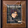 Framed original vintage poster titled “Elle S'appelle Caroline ‘Carolina’” (French Version), Casino de Paris (Mistinguett et M. Chevalier), featuring a Charles Gesmar drawing of Mistinguett, with visible glare in the glass.
