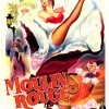 Original 1952 Moulin Rouge vintage movie poster featuring José Ferrer and Zsa Zsa Gabor, French lithograph by Richier-Laugier, linen-backed, 47x63 inches, excellent condition