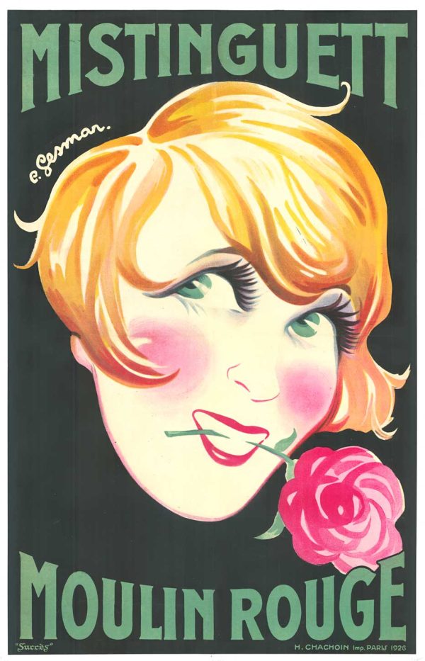 Mistinguett Moulin Rouge - Charles Gesmar - 1926