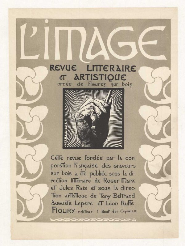 Original 1897 L'Image lithograph Bellery-Desfontaines