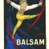 Original 1923 Jean d'Ylen Balsam aperitif poster, full-size linen-backed lithograph, vintage French advertising art.