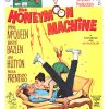 Honeymoon Machine (1961) vintage U.S. one-sheet movie poster featuring Steve McQueen with the title “THE HONEYMOON MACHINE,” showing a comedic scene and credited cast including Brigid Bazlen, Jim Hutton, and Paula Prentiss.