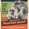 Rolled untrimmed original U.S. one sheet printer’s proof vintage movie poster for “Frontier Scout,” featuring western cast imagery and title text; very good condition with minor border wear.