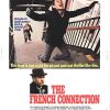 1971 The French Connection U.S. 30x40 printer’s proof poster showing Gene Hackman running beneath an elevated train with bold red title below.