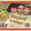 “Doughboys in Ireland” in this Original 1943 vintage movie poster, half-sheet