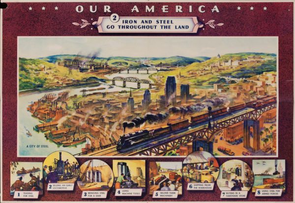 Coca-Cola Our America Iron and Steel #2 – “Iron and Steel Go Throughout the Land” –