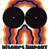 “DISQUES IMPORT CLEMENTINE” psychedelic record-import poster by Yves Vacarias (original lithograph, archival linen backed)