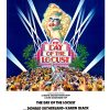1975 The Day of the Locust U.S. one-sheet poster by David Edward Byrd, featuring a glamorous blonde figure above a frenzied crowd with Art Deco marquee and radiant beams.