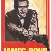 Dr. No” with this Original French movie poster featuring Sean Connery as James Bond (door panel re-release).