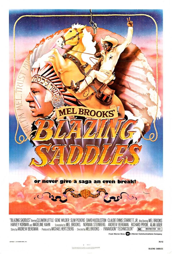 Blazing Saddles (1974) Original Theatrical One-Sheet — John Alvin Illustration