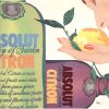 Original 1989 signed and numbered Absolut Citron lithograph poster by Clayton LeFevre featuring lemon vodka advertising art