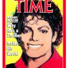 Andy Warhol TIME poster featuring Michael Jackson “Why He’s A Thriller” (original offset lithograph, linen backed)