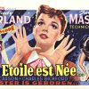 Judy Garland A Star is Born 1954 Belgian original movie poster linen-backed offset lithograph