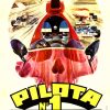 Authentic Pilota N1 La Pista Morte 1978 Italian poster racing skull art original linen-backed 2-fogli Very Fine