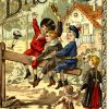 Original Jeu de la Bascule, 1900, linen backed, right side panel