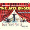 Original 1953 US half-sheet vintage movie poster for The Jazz Singer, featuring bold title text “THE JAZZ SINGER” with “TECHNICOLOR” branding and a Warner Bros presentation header, artwork showing a stage/music ensemble background, and cast names Danny Thomas and Peggy Lee; described as archivally linen-backed in very fine condition, no restoration, ready to frame, marked NSS 53/56.