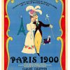 Original Paris 1900 poster 1947 French lithograph
