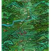 lEarl Thollander North Coast Wine Country California vintage travel poster map Santa Rosa vineyards linen-backed Grade A
