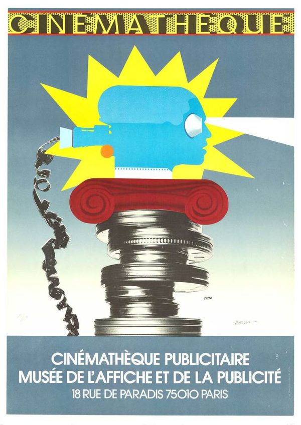 Original Cinémathèque Musée de l’Affiche et de la Publicité poster 1982 French lithograph