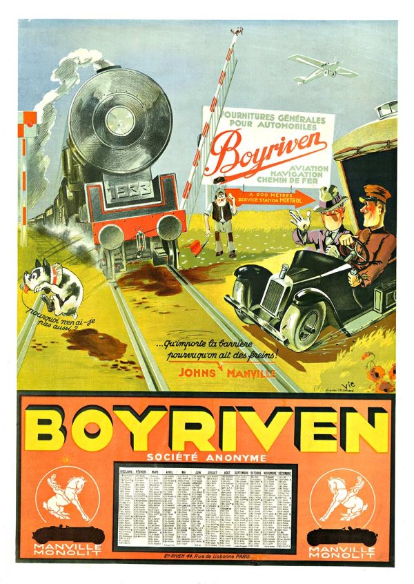 automobile, train, art deco