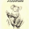 Vintage Australia Koala poster linen-backed Original Peter Hawthorn Australian Tourist Commission circa 1970–1975